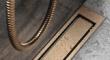 Unidrain Highline ramme - B�rstet kobber 900/12