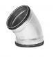 Lindab b�jning 45 grader 125mm