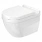 Duravit Starck 3 v�gh�ngt toilet rimless m/HygieneGlaze u/s�de
