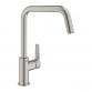 Grohe Start k�kkenarmatur m/L-tud - Steel