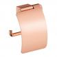 Damixa Zen toiletrulleholder m/l�g - B�rstet kobber