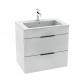 Jika Cube 64 m�belpakke m/keramisk h�ndvask - Hvid
