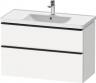 Duravit D-Neo 100 m�bels�t - Mat hvid