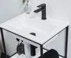 Cass�e Como 50 h�ndvask t/v�g m/stel og hylde - Sort
