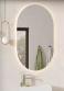 Str�mberg Ovalo spejl m/backlight 50 x 90 cm