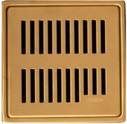 Purus Rib ramme/rist 150X150mm - B�rstet messing