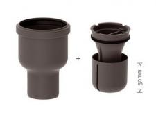 Unidrain lodret hj&oslash;rne udl&oslash;bshus - &Oslash;75mm