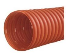 Wavin 60/50 mm PVC-dr�nr�r med 1,5 x 5 mm slids - 50 m - Brun
