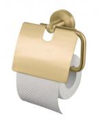 Kosmos toiletpapirholder m/l�g - B�rstet messing