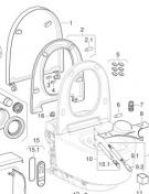 Geberit Toiletl�g til AquaClean Mera: Alpin-hvid
