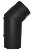Metalbestos 200 mm 45&ordm; kn&aelig;r&oslash;r m/ renseklap