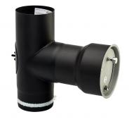 Metalbestos 100 mm r�gr�r m/ tr�kstabilisator og keramisk pakning