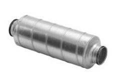 Lindab lydd�mper �125mm - 900mm lang