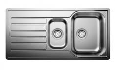 Blanco Lantos II 6S-IF UX k�kkenvask - Rustfrit st�l