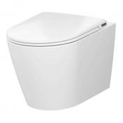 Pressalit Trend v�gh�ngt toilet m/Circular Flush og Pressalit Style D2 s�de