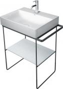 Duravit DuraSquare 60 stativ til h�ndvask - Gulvst�ende - Mat sort