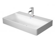 Duravit DuraSquare 80 h�ndvask t/v�g eller m�bel - Uden overl�b - 1 hanehul - Wondergliss