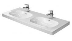 Duravit D-Code 120 dobbelh�ndvask t/v�g eller m�bel