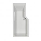 Str�mberg Urban Edge badekar t/brus - 157,5 x 70/84,5 - Venstre - 1 rygl�n