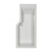 Str�mberg Urban Edge badekar t/brus - 157,5 x 70/84,5 - H�jre - 1 rygl�n