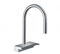 hansgrohe Aquno Select M81 k�kkenarmatur U-tud m/udtr�k og brus - Krom