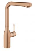 Grohe Essence New k�kkenarmatur m/udtr�k - B�rstet warm sunset