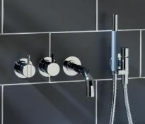 Vola kararmatur m/h�ndbruser - Krom