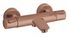 Damixa Silhouet termostatarmatur til kar/brus - B�rstet kobber