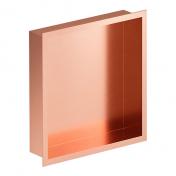 Damixa Zen badev�relseshylde til indbygning - Firkantet - B�rstet kobber