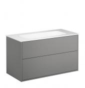 Gustavsberg Artic 100 m�bels�t m/dobbeltvask - Askegr�