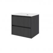 Sanibell Proline 60 m�bels�t m/2 skuffer - Uden hanehul - Sort eg