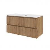 Sanibell Proline 100 m�bels�t m/lameller og 2 skuffer - Uden hanehul - Urban eg