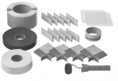 Duravit t&aelig;tningss&aelig;t til monteringi gulvh&oslash;jde til Durasolid