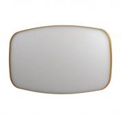 Sanibell Ink SP29 superellipse spejl m/ramme 140 x 80 cm - B�rstet mat guld
