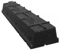 Solarplus gummiforh�jer til Solarplus jordfundament t/ luft/vand varmepumpe - S�t af 2 Stk.