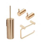 Cass&oslash;e tilbeh&oslash;rspakke til bad - B&oslash;rstet messing