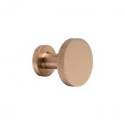 Cass�e Crystal Cut knopgreb eller krog - B�rstet kobber