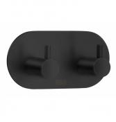 Beslagsboden selvkl�bende dobbeltkrog m/tap - Rund - Mat sort