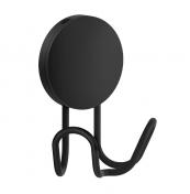 Beslagsboden Puck selvkl�bende dobbeltkrog - Mat sort
