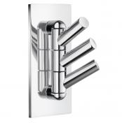 Beslagsboden selvkl�bende svingbar trippelkrog - Krom