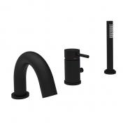 Str&oslash;mberg Ligro armatur til kar - Mat sort