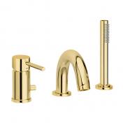 Str&oslash;mberg Ligro armatur til kar - Poleret messing