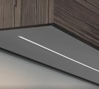 Dansani Lys indvendig vandret og underlight m/lysstyring �bent skab B60 cm