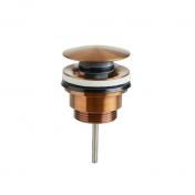 Cass�e universal push-up bundventil - B�rstet kobber