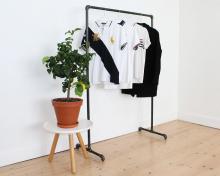 Simple Racks Newark fritst�ende t�jstativ - 58 x 50 CM