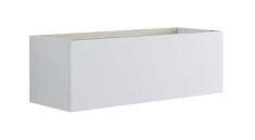Dansani Luna sideskab 120x40 m/skuffe - Hvid mat