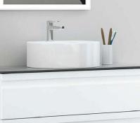 Str�mberg Rondo �40 fritst�ende bowlevask - 1 hanehul - Med overl�b