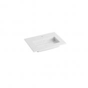 Str�mberg Reno 61 m�belvask i Solid Surface - Mat hvid - 1 hanehul
