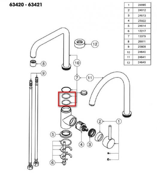 Cass&oslash;e pakningss&aelig;t