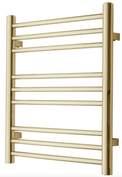 TVS Plus 9 h&aring;ndkl&aelig;det&oslash;rrer - 50x59 cm - Poleret messing